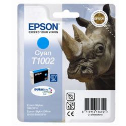 Epson Rhino T1002 DURABrite Ultra Ink, Ink Cartridge, Cyan Single Pack, C13T10024010